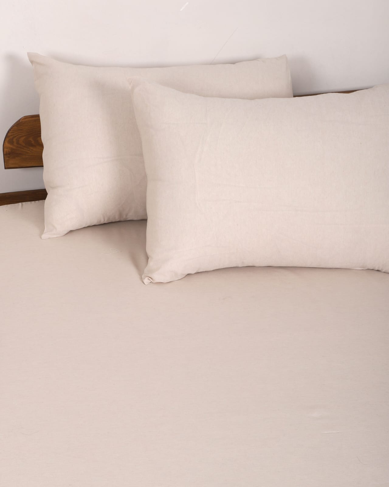 Çift Kişilik Battal Fitted Lastikli Çarşaf Takımı Bej Fabia Home Çift Kişilik Battal Fitted Lastikli Çarşaf Takımı Bej