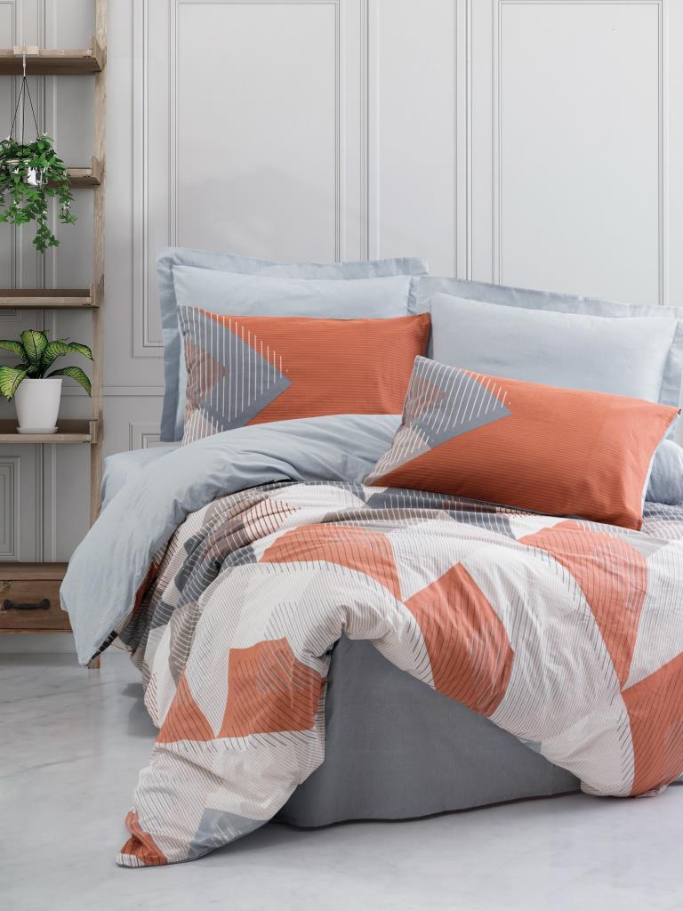 Ranforce Nevresim Takımı Çift Kişilik Joseph Mavi 1 Fabia Home Ranforce Nevresim Takımı Çift Kişilik Joseph Mavi 1