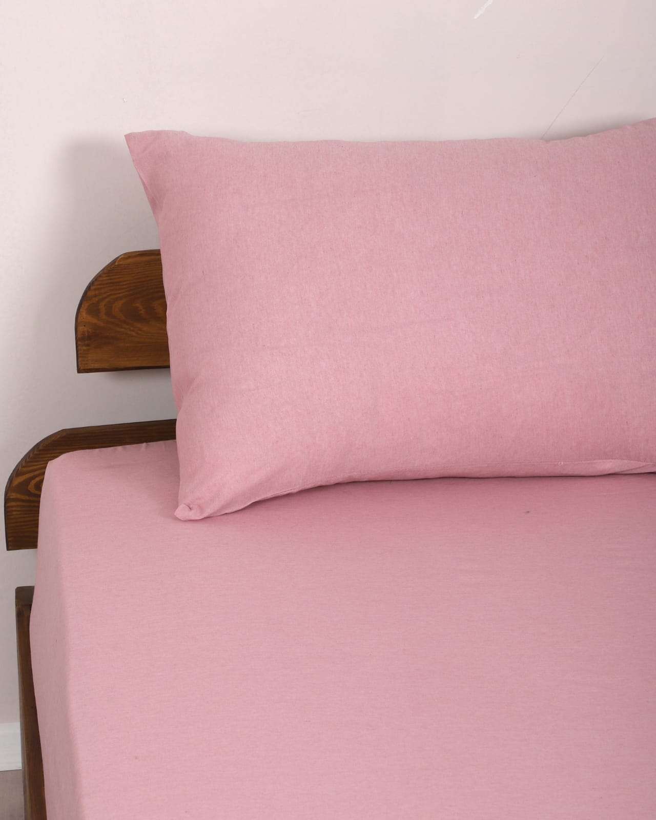 Tek Kişilik Fitted Lastikli Çarşaf Takımı Pembe Fabia Home Tek Kişilik Fitted Lastikli Çarşaf Takımı Pembe