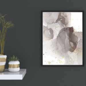 Abstrakt Altın Detaylı Duvar Tablosu Fabia Home Abstrakt Altın Detaylı Duvar Tablosu