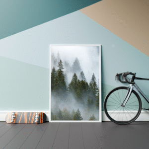 Duvar Tablosu Sisli Orman Manzaralı Fabia Home Duvar Tablosu Sisli Orman Manzaralı