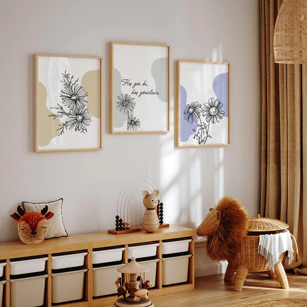 Hoş Gör Ki Hoş Görülesin Tablo Seti 3lü Anlamlı Söz Tasarımı Fabia Home Hoş Gör Ki Hoş Görülesin Tablo Seti 3lü Anlamlı Söz Tasarımı