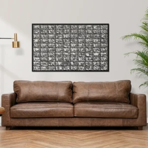 Esma-ül Hüsna - Allah'ın 99 İsmi Yazılı Metal Duvar Dekoru